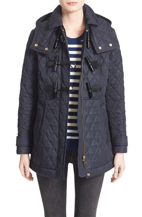 burberry blackston quilted duffle coat|burberry trench coat women.